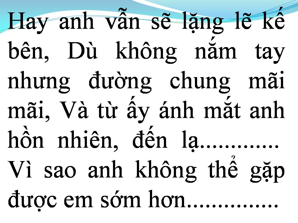 Lời bài hát PHÍA SAU MỘT CÔ GÁI