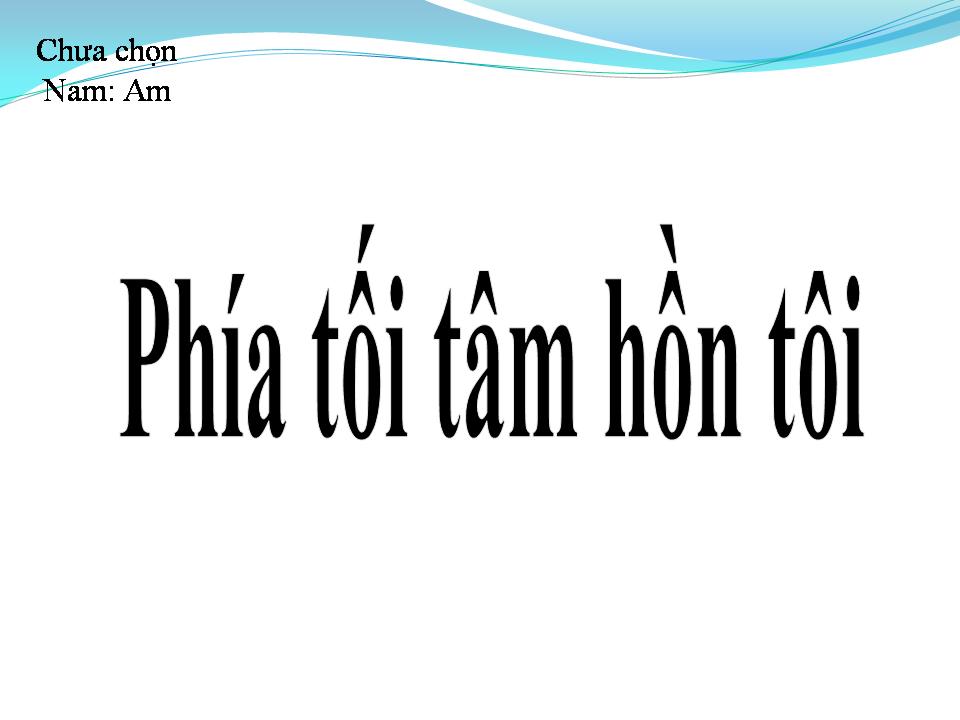 Lời bài hát PHÍA TỐI TÂM HỒN TÔI