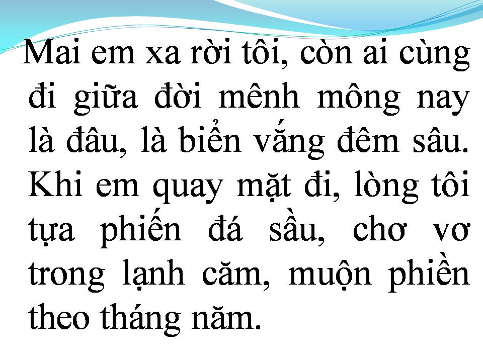 Lời bài hát PHIẾN ĐÁ SẦU