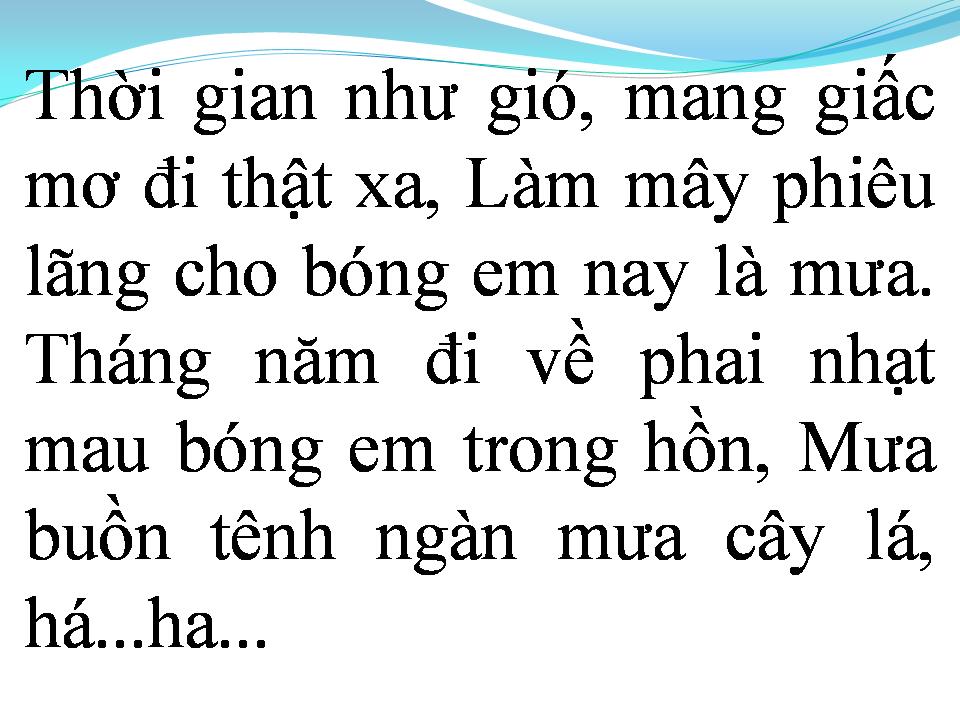 Lời bài hát PHIÊU DU