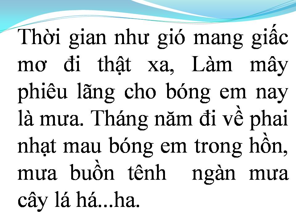 Lời bài hát PHIÊU DU