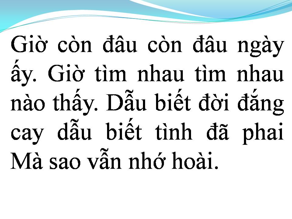 Lời bài hát PHỐ CHIỀU MƯA BAY