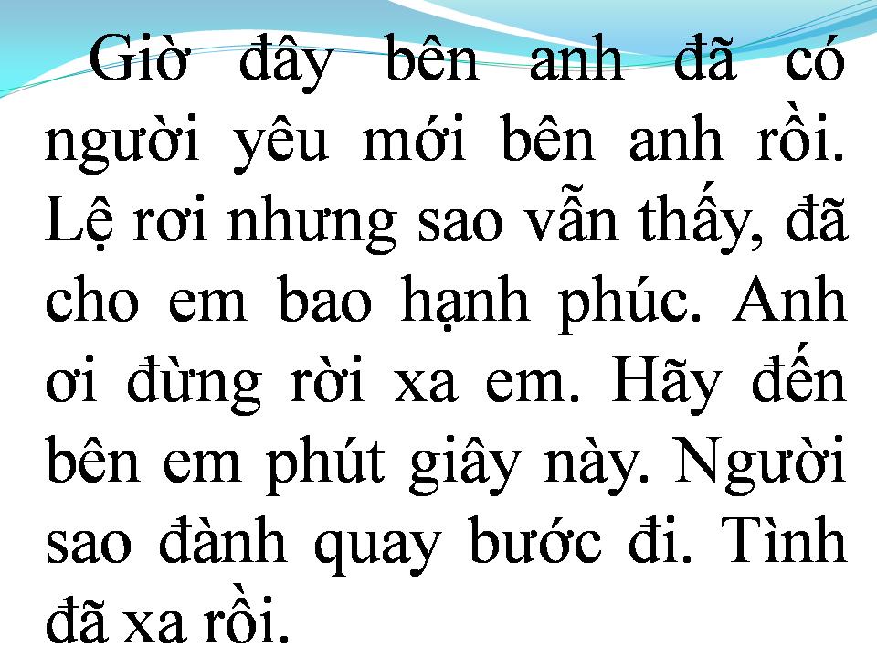 Lời bài hát PHỐ CŨ VẮNG ANH