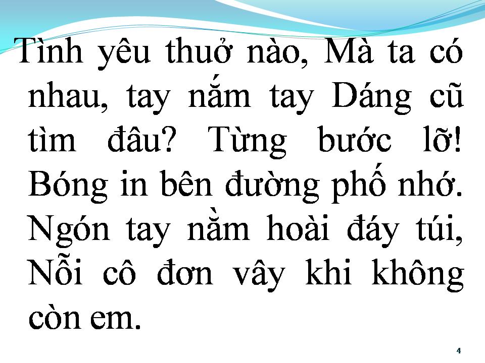 Lời bài hát PHỐ CŨ