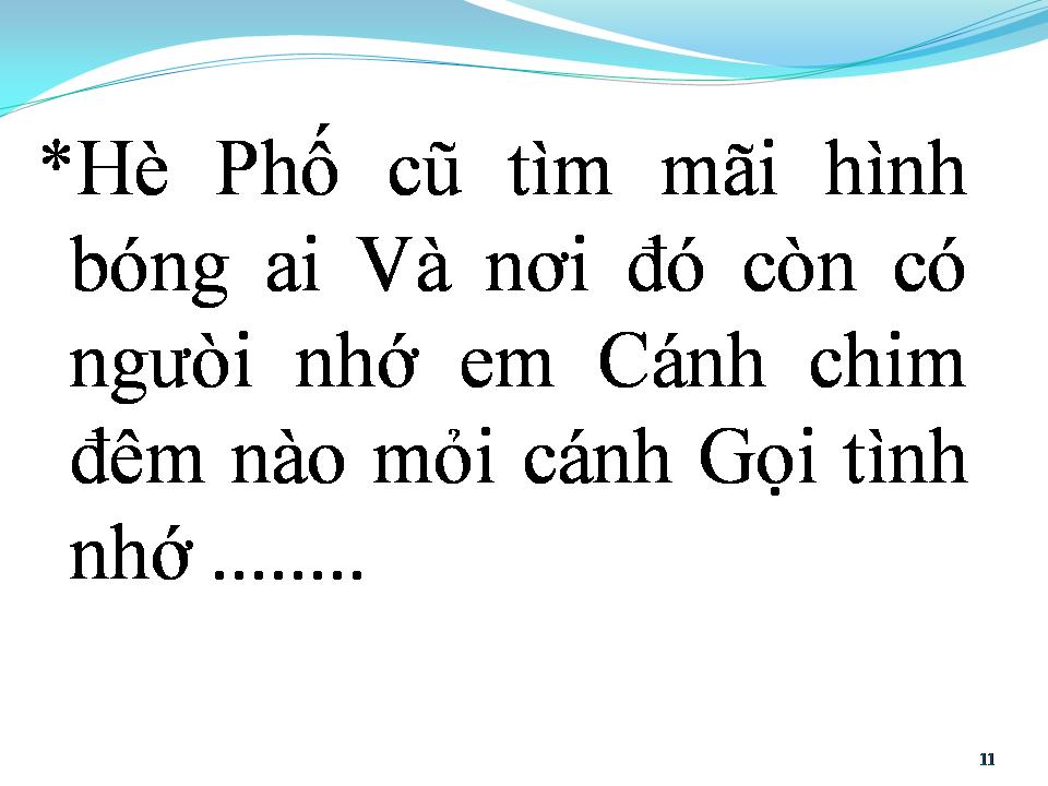 Lời bài hát PHỐ CŨ