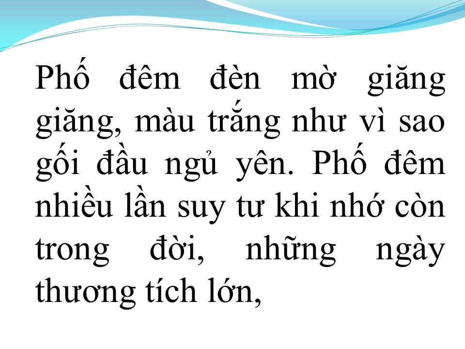 Lời bài hát PHỐ ĐÊM