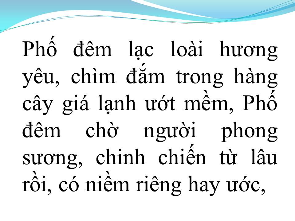 Lời bài hát PHỐ ĐÊM