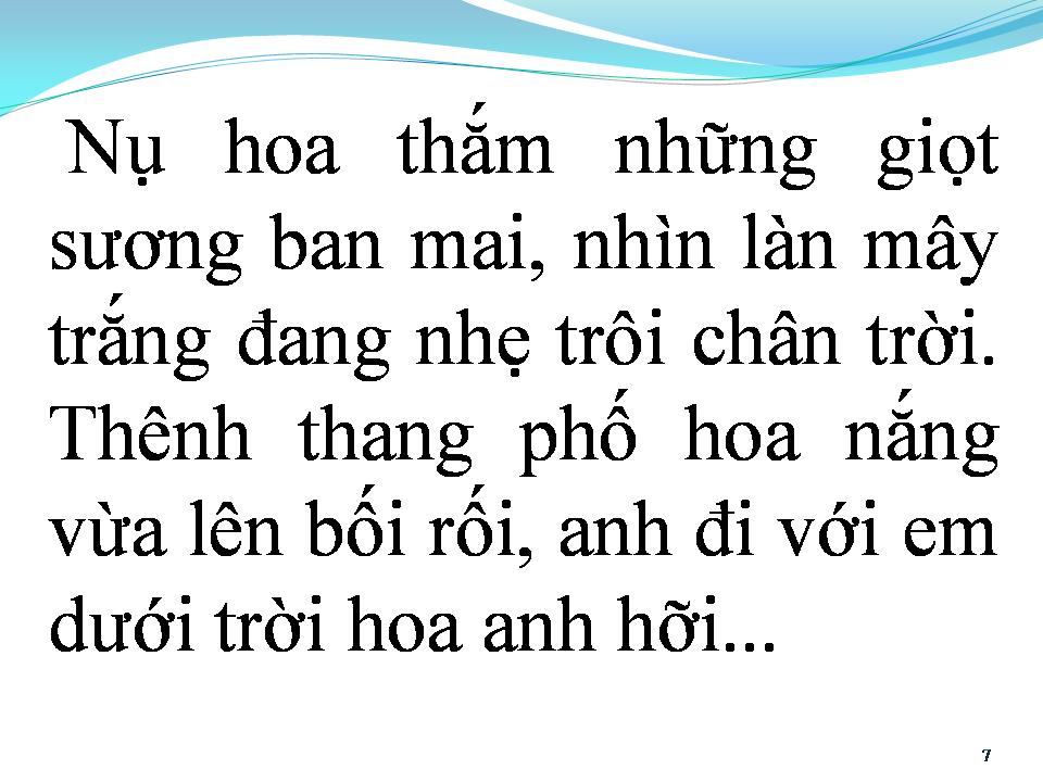 Lời bài hát PHỐ HOA