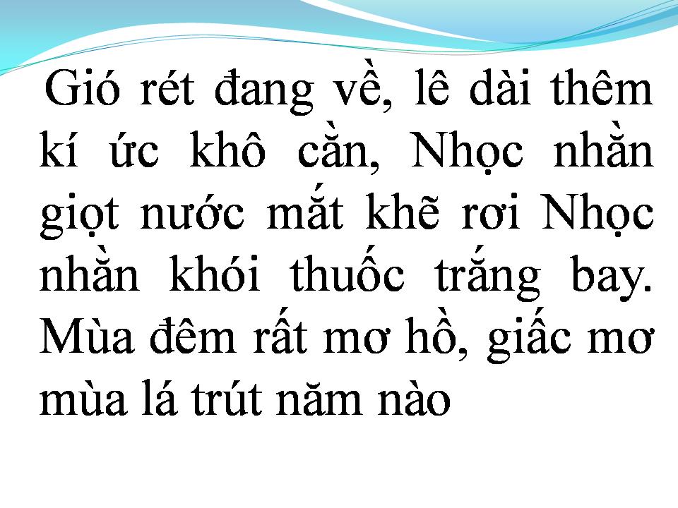 Lời bài hát PHỐ KHÔNG MƯA