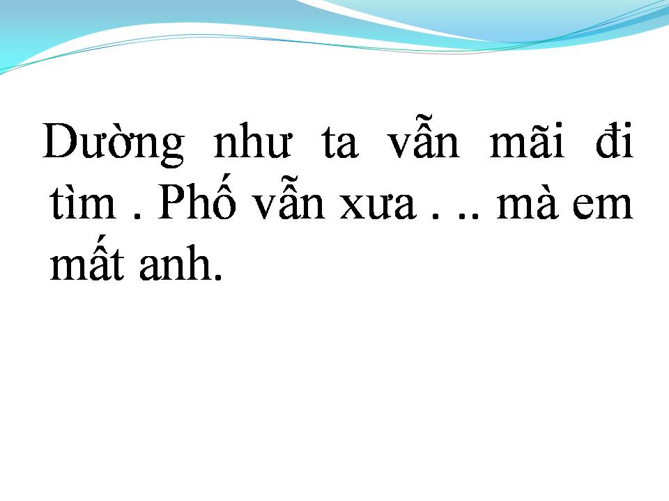 Lời bài hát PHỐ VẪN XƯA
