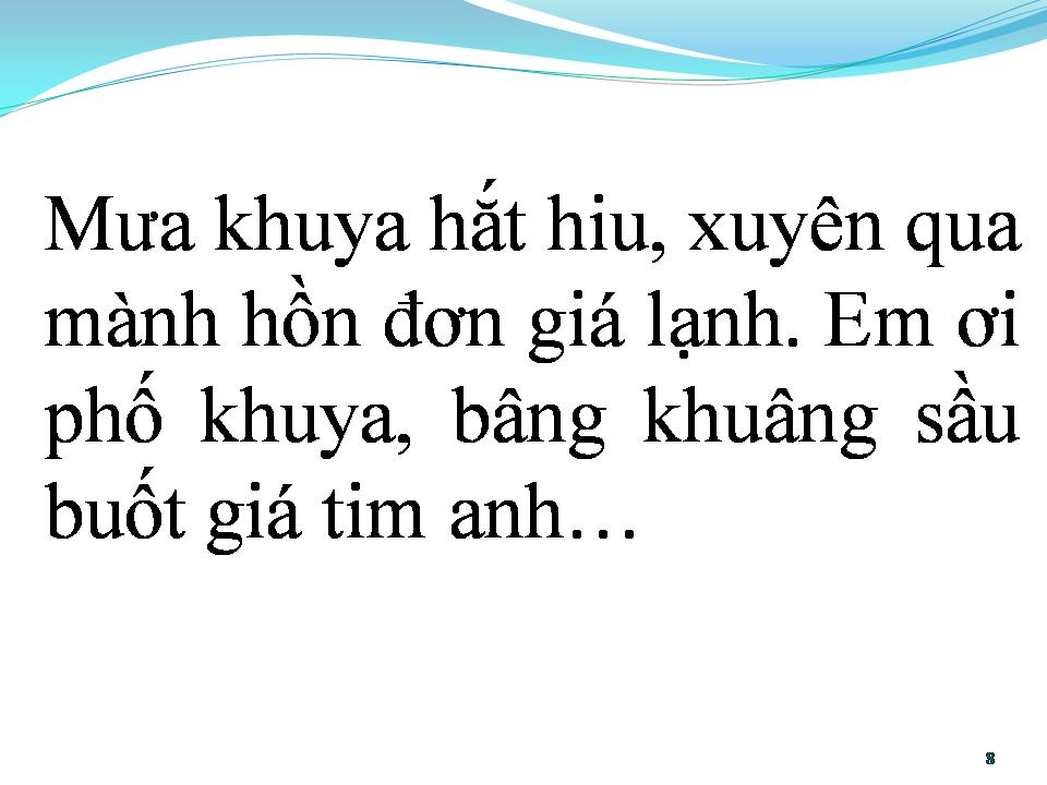 Lời bài hát PHỐ VẮNG EM RỒI