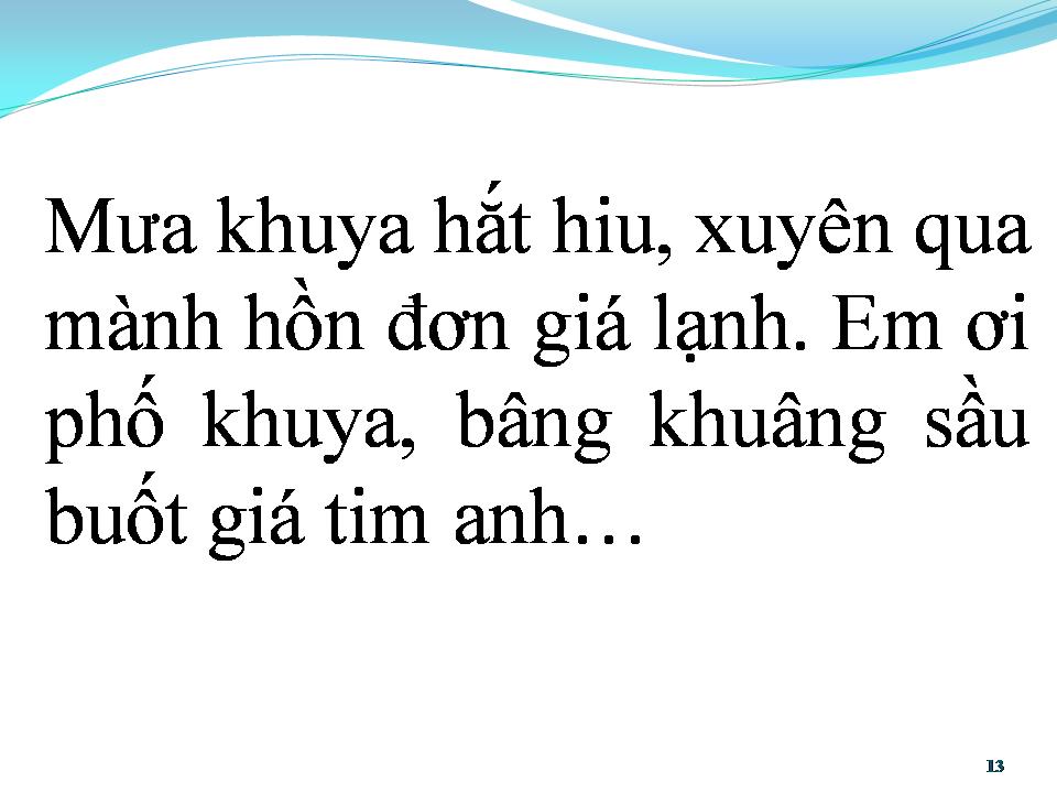 Lời bài hát PHỐ VẮNG EM RỒI