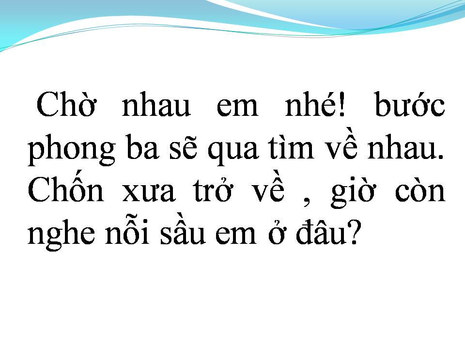 Lời bài hát PHONG BA TÌNH ĐỜI
