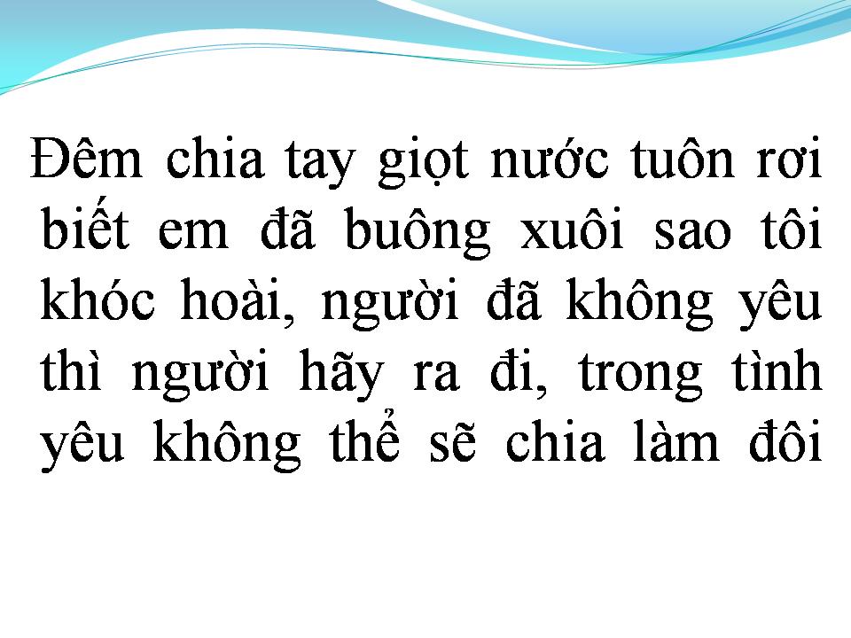Lời bài hát PHỤ TÌNH