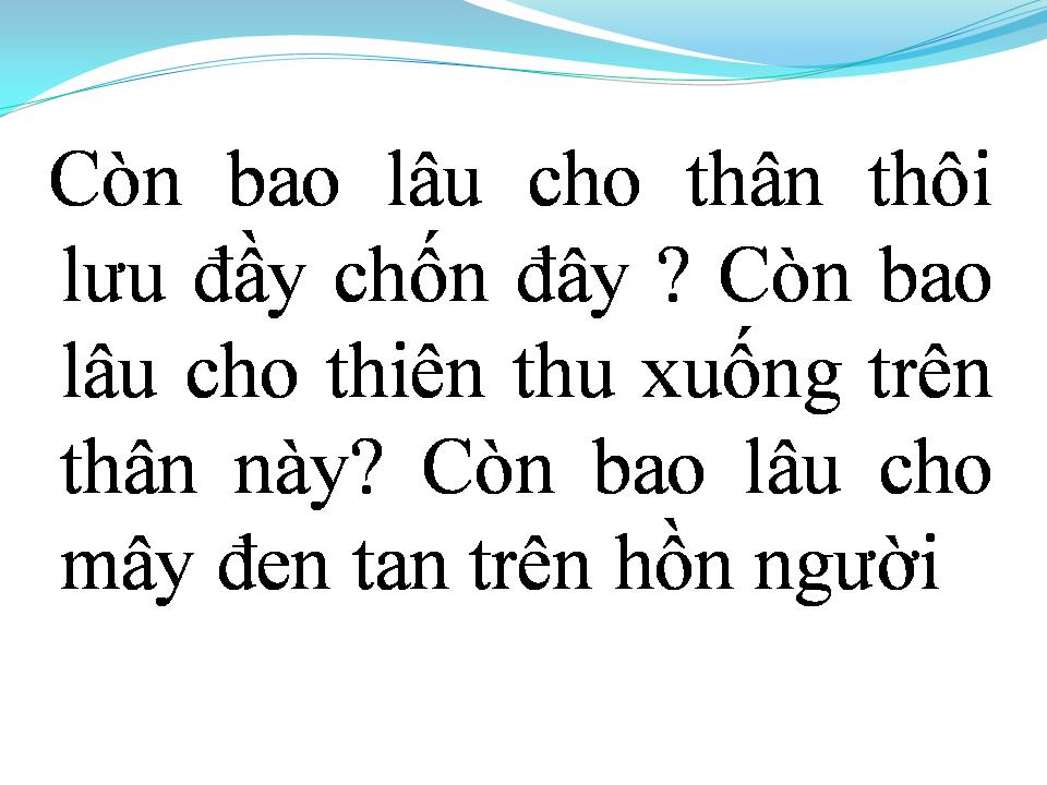 Lời bài hát PHÚC ÂM BUỒN