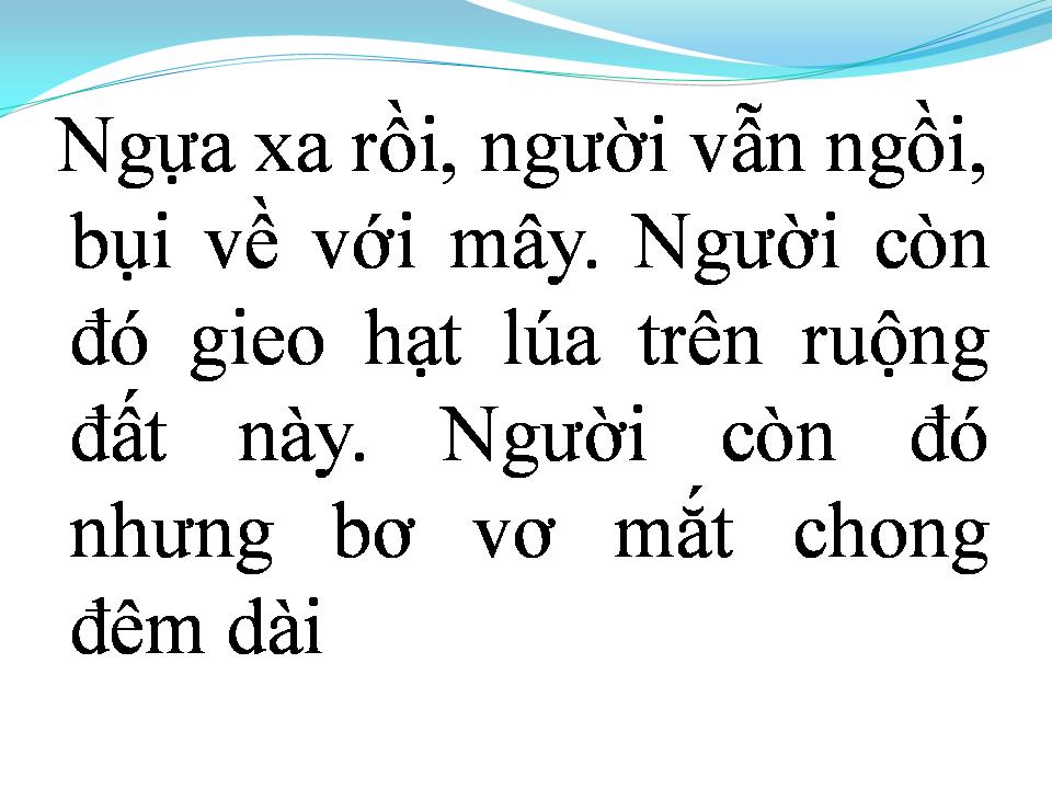 Lời bài hát PHÚC ÂM BUỒN