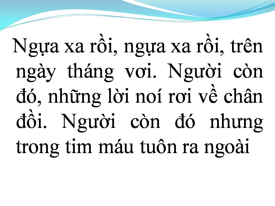 Lời bài hát PHÚC ÂM BUỒN