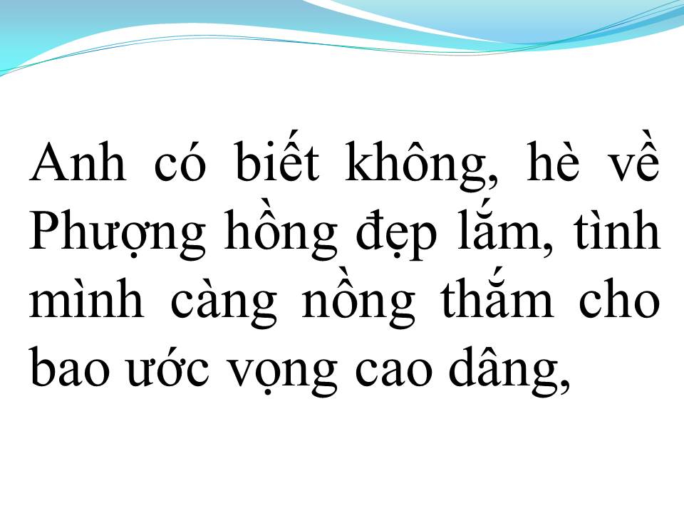 Lời bài hát PHƯỢNG BUỒN