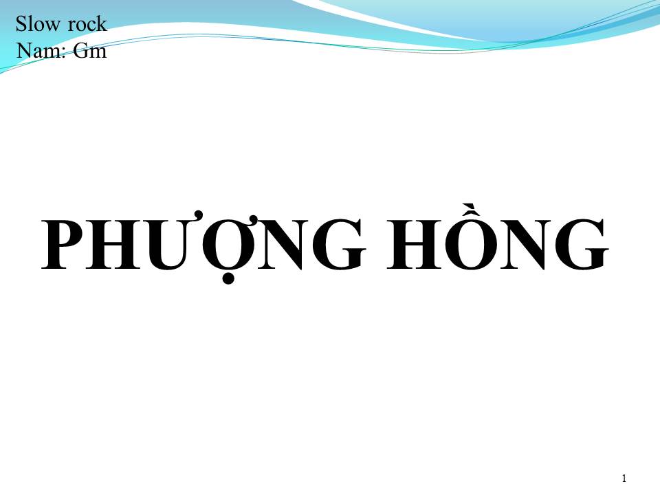 Lời bài hát PHƯỢNG HỒNG