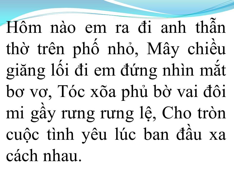 Lời bài hát PHƯƠNG TRỜI XỨ LẠ