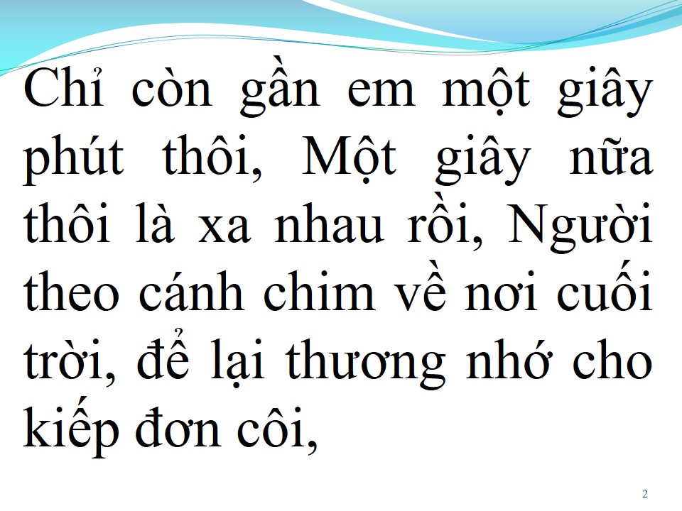 Lời bài hát PHÚT CUỐI