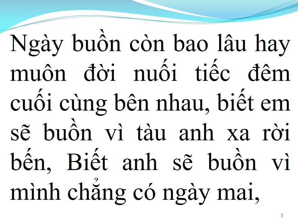 Lời bài hát PHÚT CUỐI
