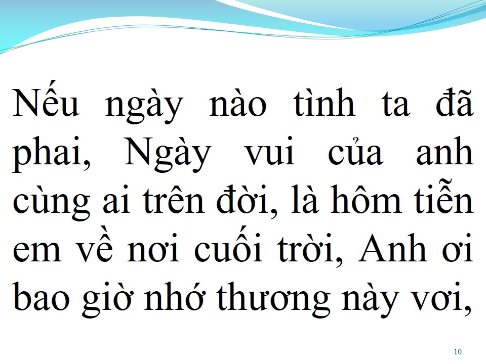 Lời bài hát PHÚT CUỐI