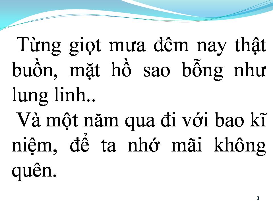 Lời bài hát PHÚT GIAO THỪA LẶNG LẼ