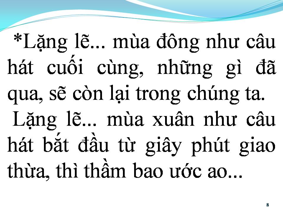 Lời bài hát PHÚT GIAO THỪA LẶNG LẼ