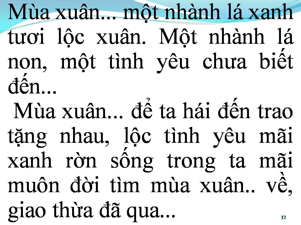 Lời bài hát PHÚT GIAO THỪA LẶNG LẼ