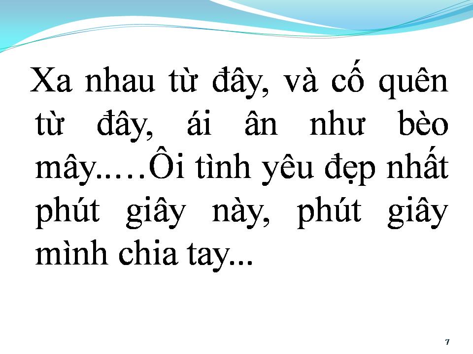 Lời bài hát PHÚT GIÂY MÌNH CHIA TAY