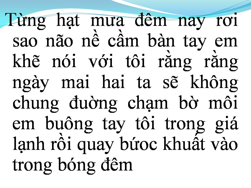 Lời bài hát PHÚT SAU CUỐI