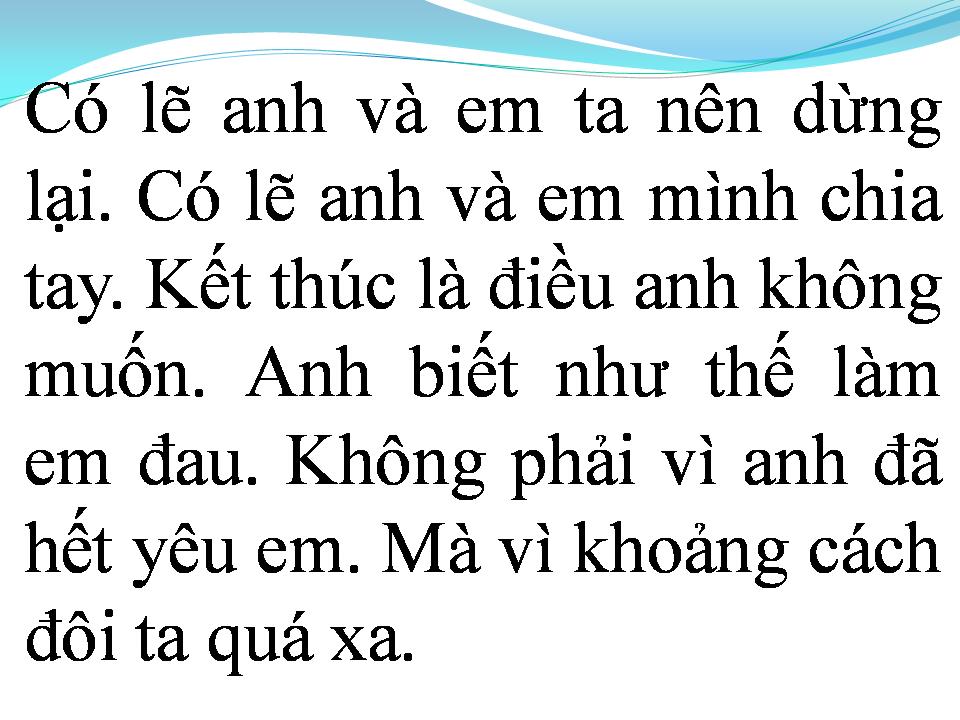 Lời bài hát XIN LỖI NGƯỜI ANH YÊU