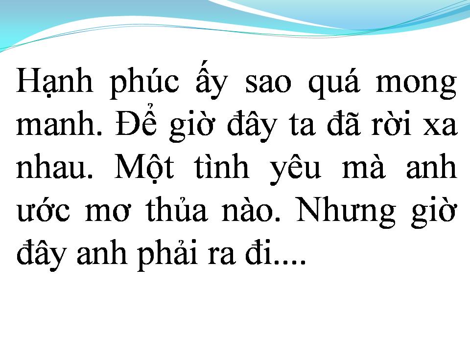Lời bài hát XIN LỖI NGƯỜI ANH YÊU