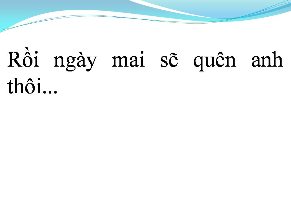 Lời bài hát XIN LỖI NGƯỜI ANH YÊU