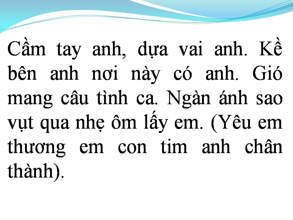 Lời bài hát NƠI NÀY CÓ ANH