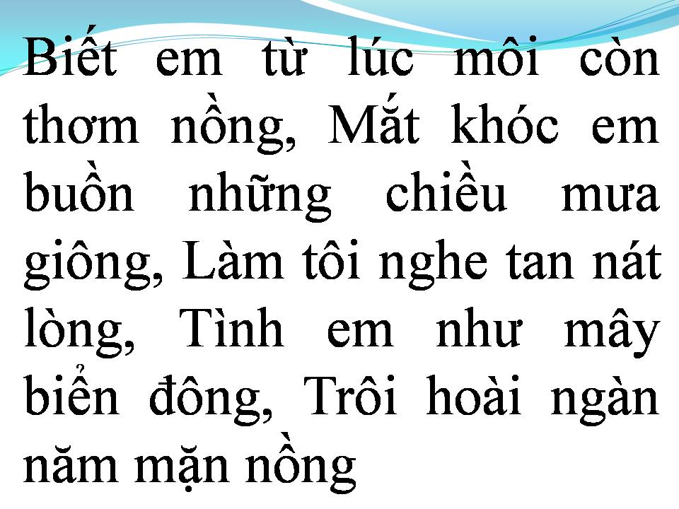 Lời bài hát PHỤ TÌNH PHU THÊ