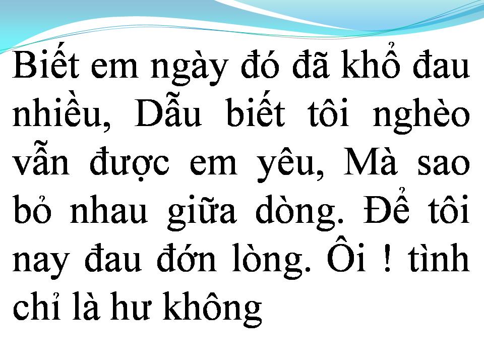 Lời bài hát PHỤ TÌNH PHU THÊ