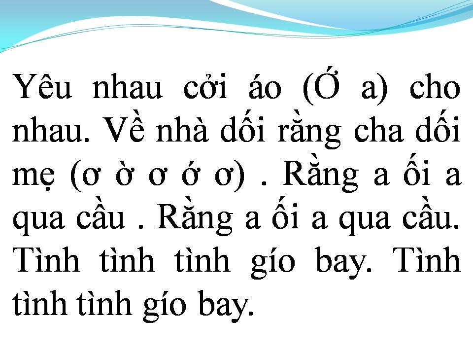 Lời bài hát QUA CẦU GIÓ BAY