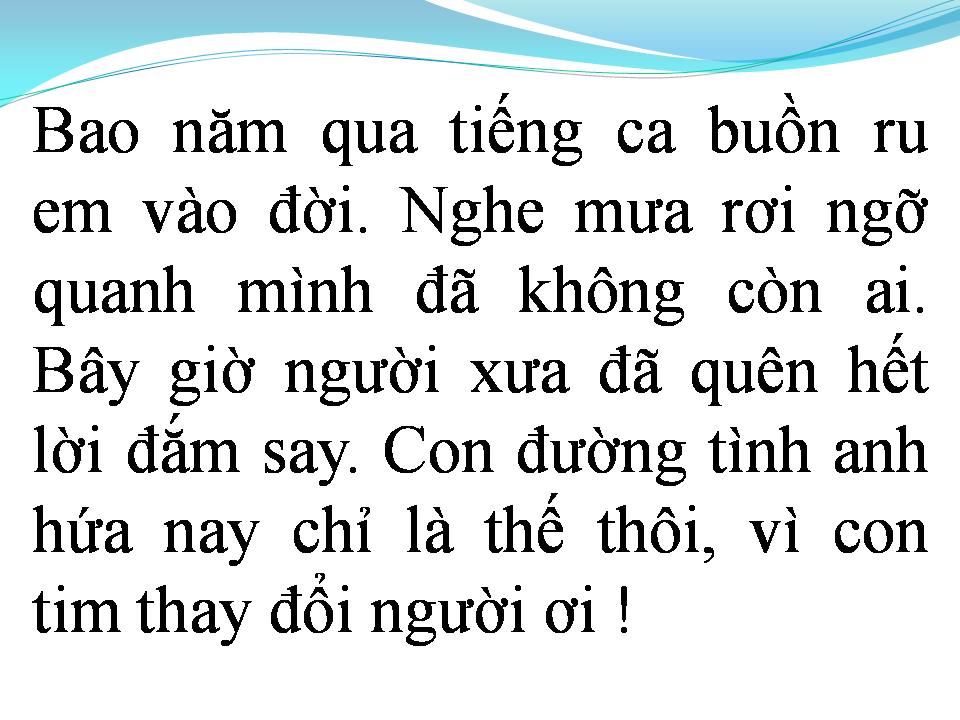 Lời bài hát QUA RỒI PHÚT ĐAM MÊ