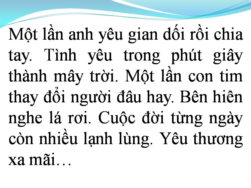 Lời bài hát QUA RỒI PHÚT ĐAM MÊ
