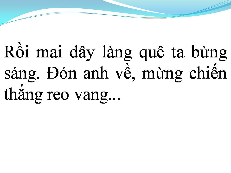 Lời bài hát QUA SÔNG