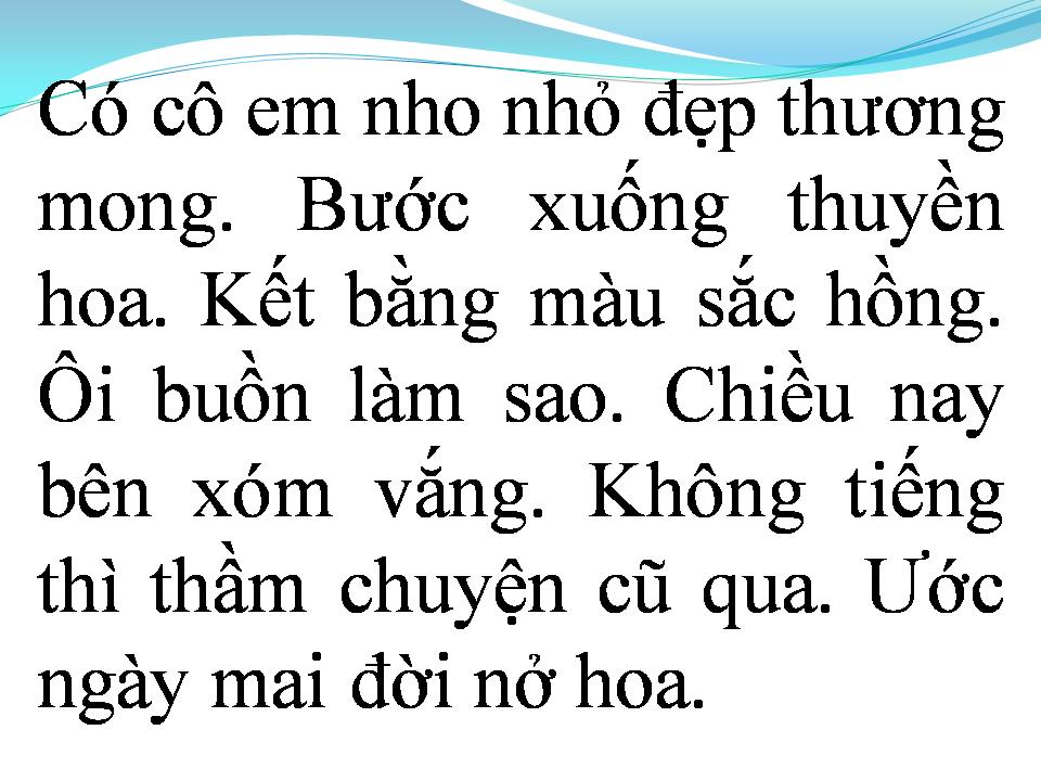 Lời bài hát QUA XÓM NHỎ