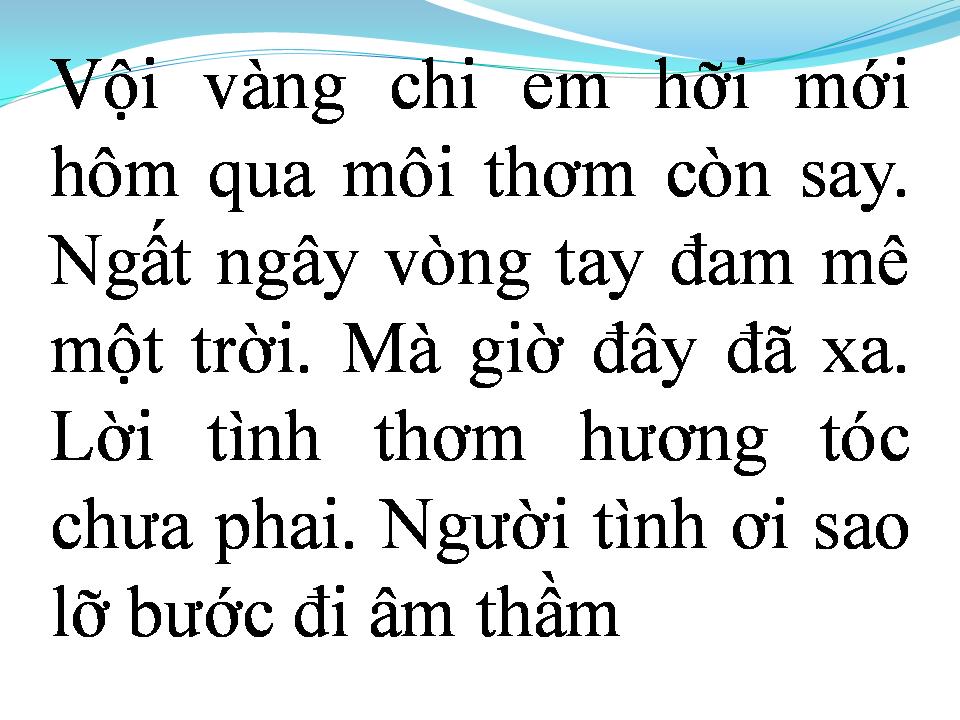 Lời bài hát QUÁN CÀ PHÊ VẮNG