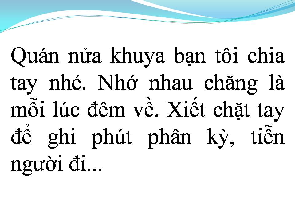 Lời bài hát QUÁN NỬA KHUYA