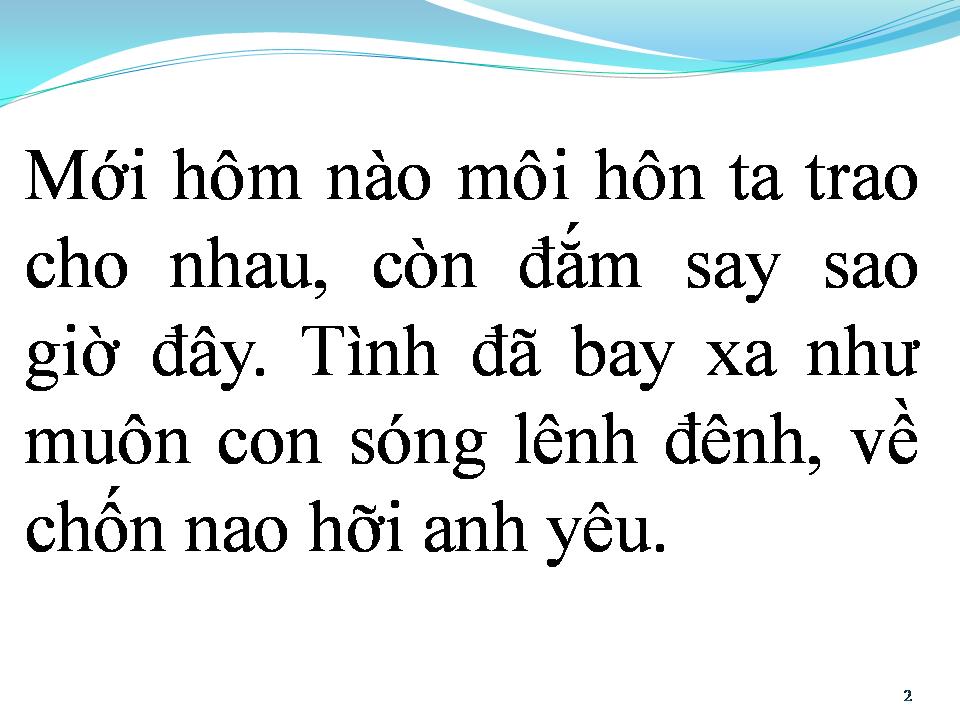 Lời bài hát QUÁN VẮNG MỘT MÌNH