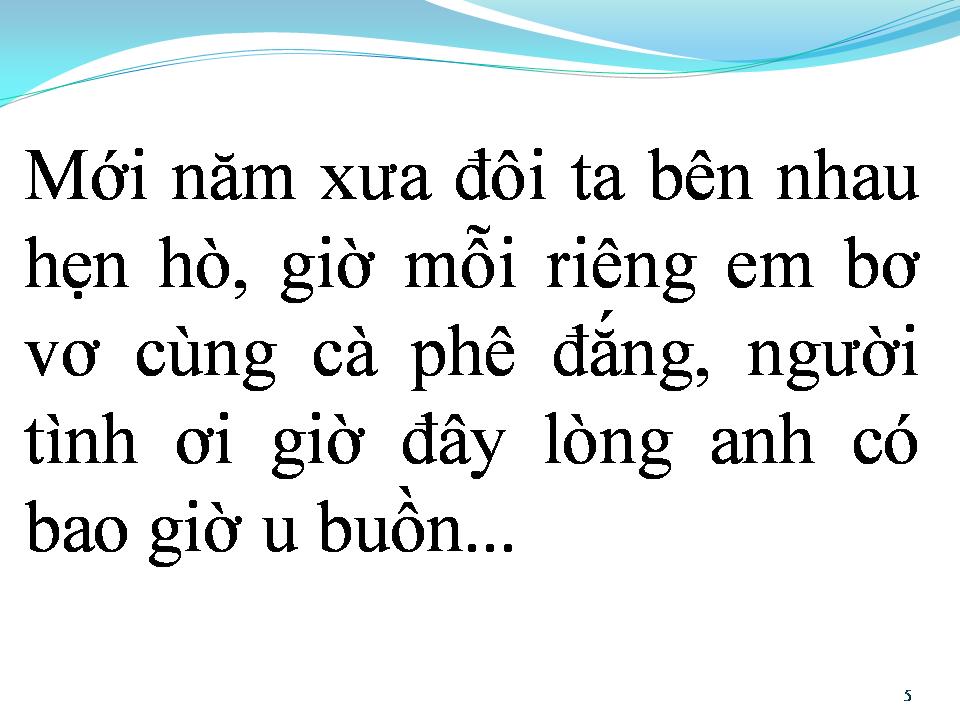 Lời bài hát QUÁN VẮNG MỘT MÌNH