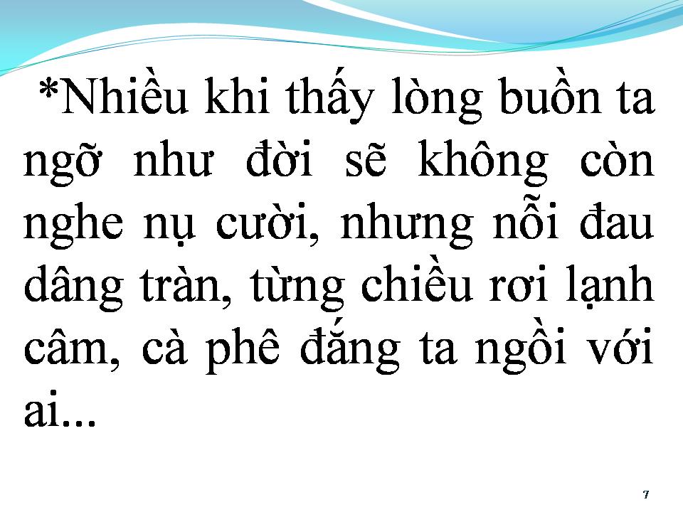Lời bài hát QUÁN VẮNG MỘT MÌNH