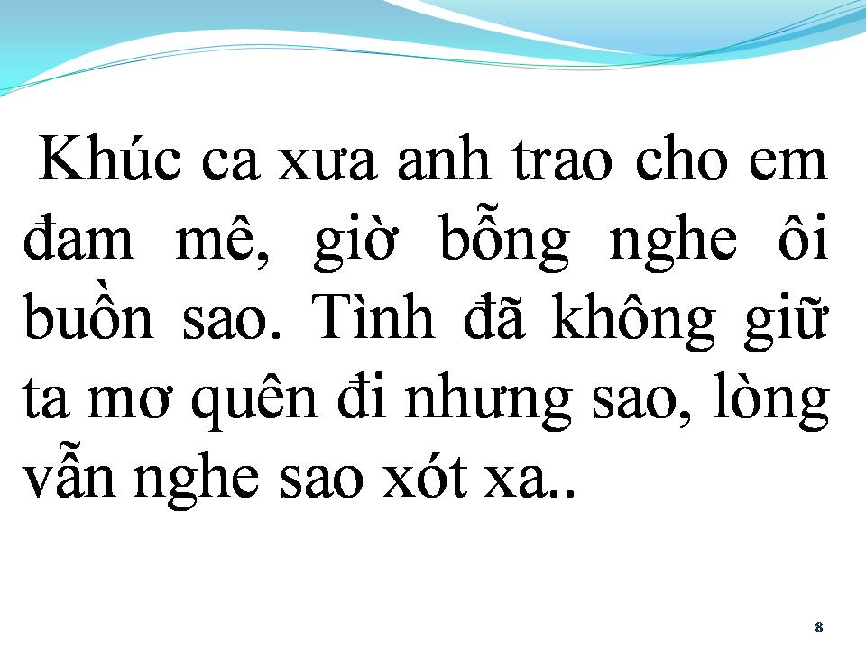 Lời bài hát QUÁN VẮNG MỘT MÌNH