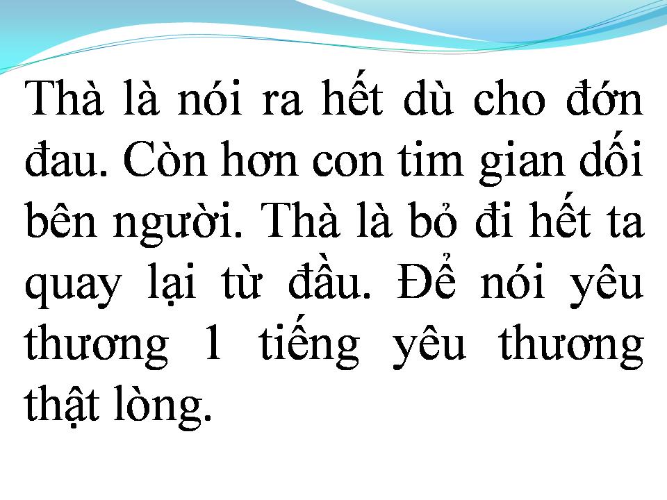 Lời bài hát QUAY LẠI TỪ ĐẦU